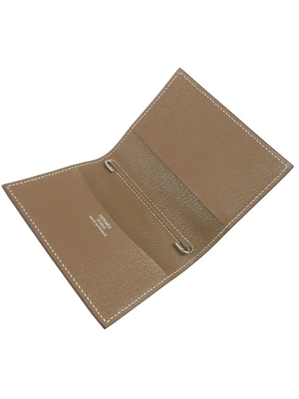 Hermes Agenda PM Etoupe Silver Chevre Cover